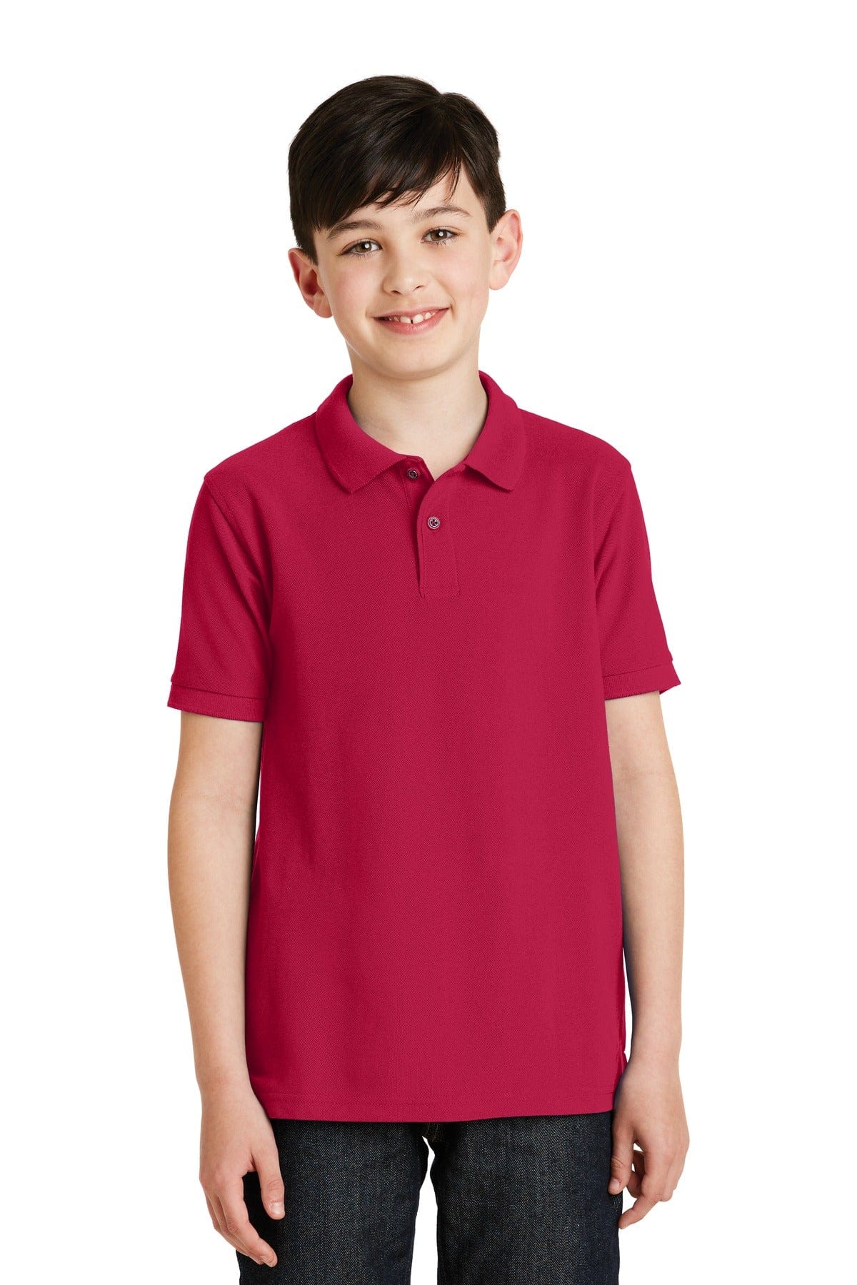 Port Authority Youth Silk Touch Polo. Y500 in 