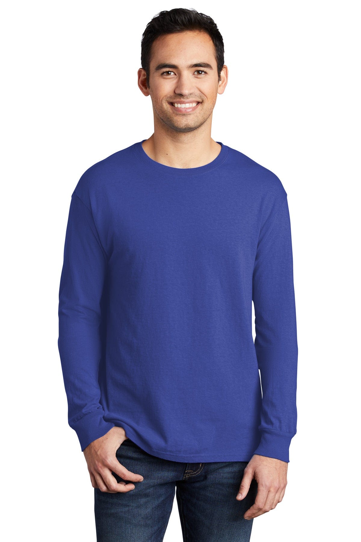 Port & Company Beach Wash Garment-Dyed Long Sleeve Tee PC099LS, Basic Colors in 