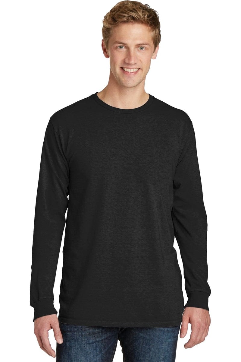 Port & Company Beach Wash Garment-Dyed Long Sleeve Tee PC099LS in 