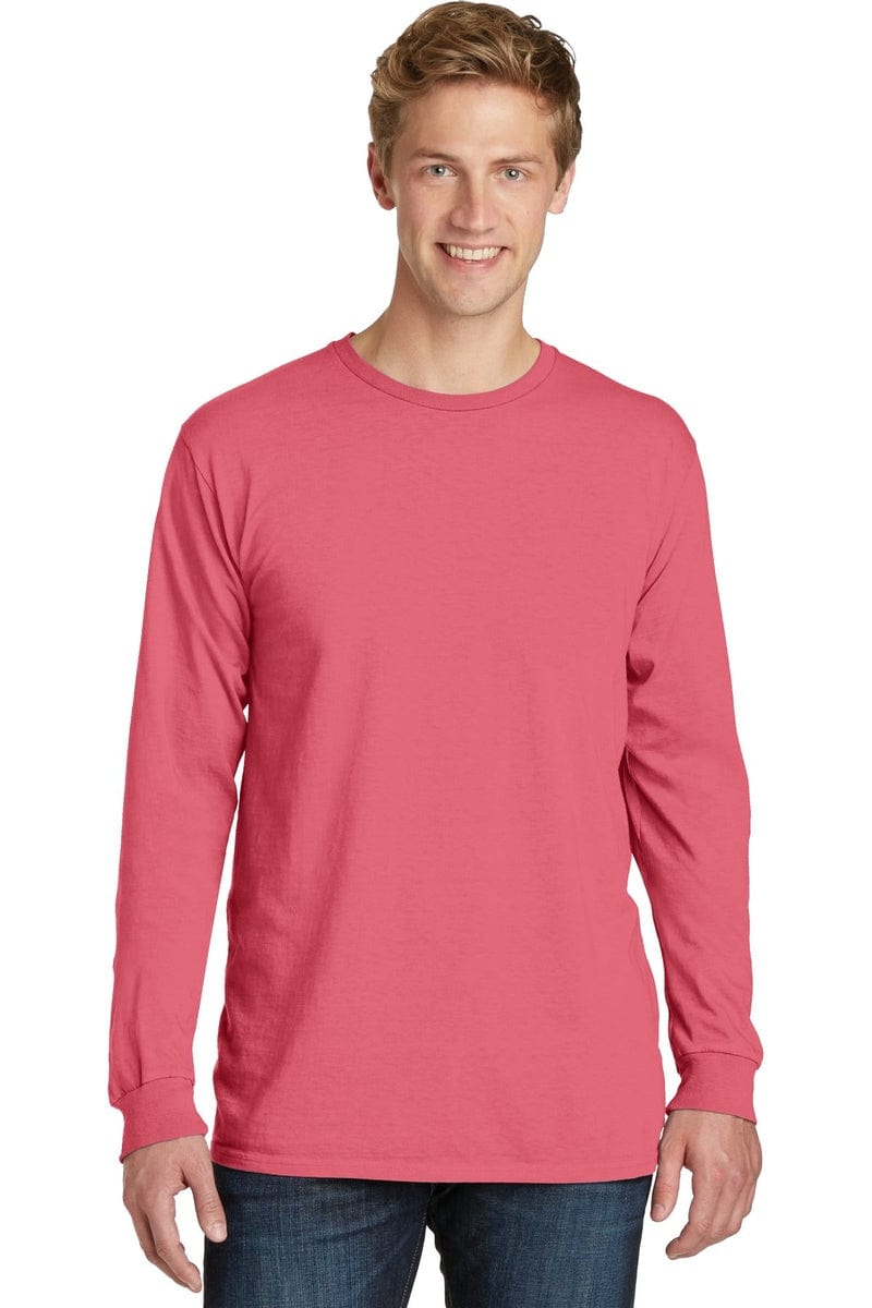 Port & Company Beach Wash Garment-Dyed Long Sleeve Tee PC099LS in 