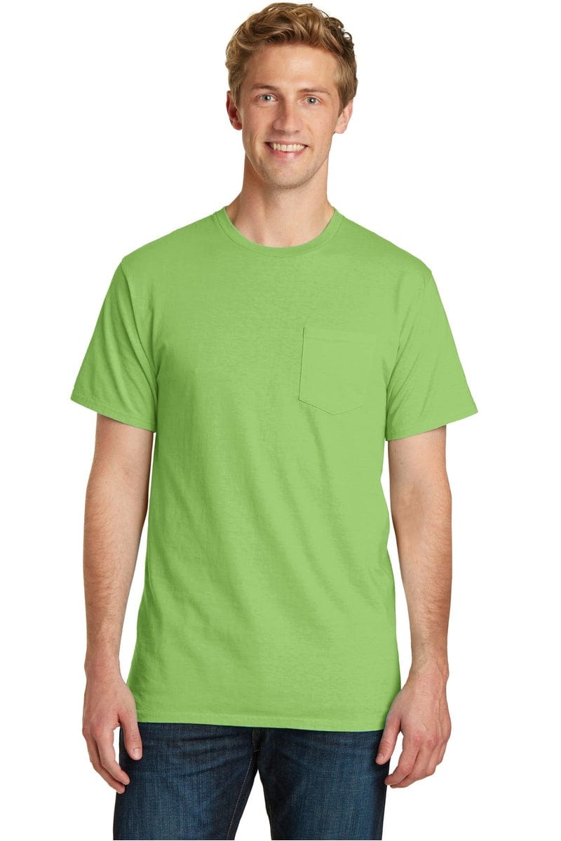 Port & Company Beach Wash Garment-Dyed Pocket Tee. PC099P in 