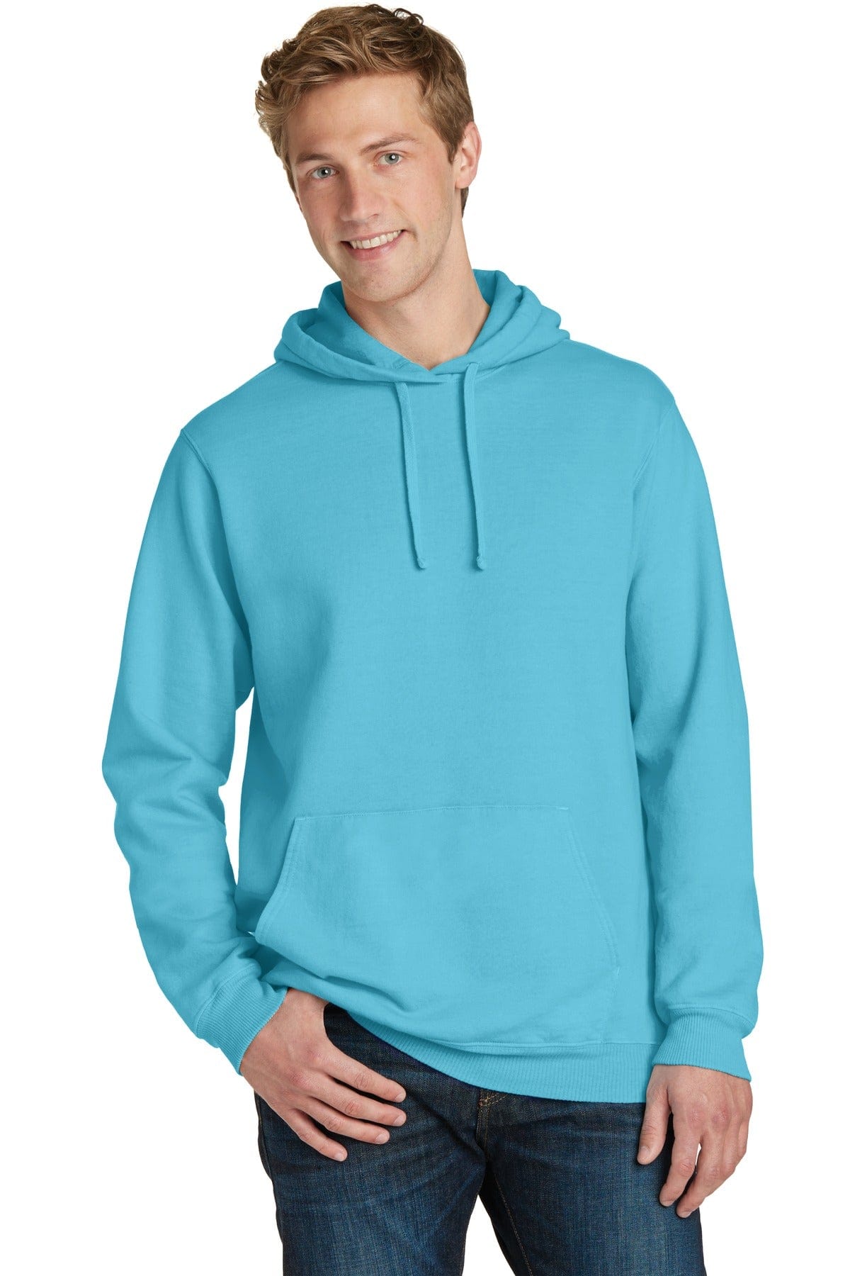 Port & Company Beach Wash Garment-Dyed Pullover Hooded Sweatshirt. PC098H in 
