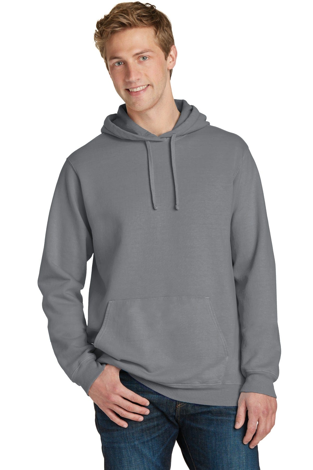 Port & Company Beach Wash Garment-Dyed Pullover Hooded Sweatshirt. PC098H in 