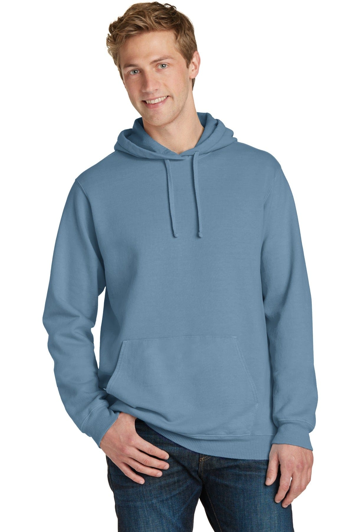 Port & Company Sweatshirts/Fleece S / Mist Port & Company Beach Wash Garment-Dyed Pullover Hooded Sweatshirt. PC098H