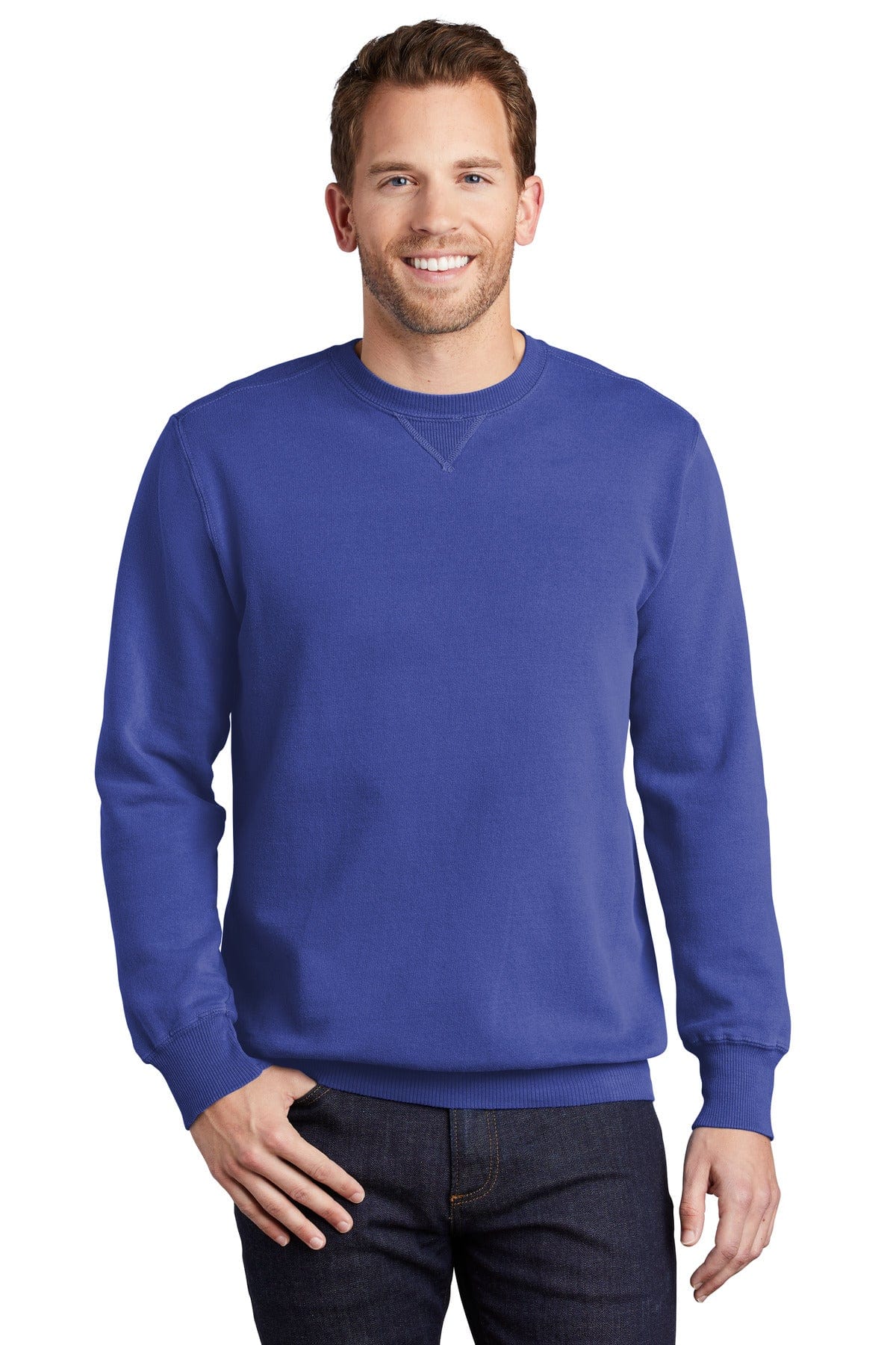 Port & Company Beach Wash Garment-Dyed Sweatshirt PC098 in 
