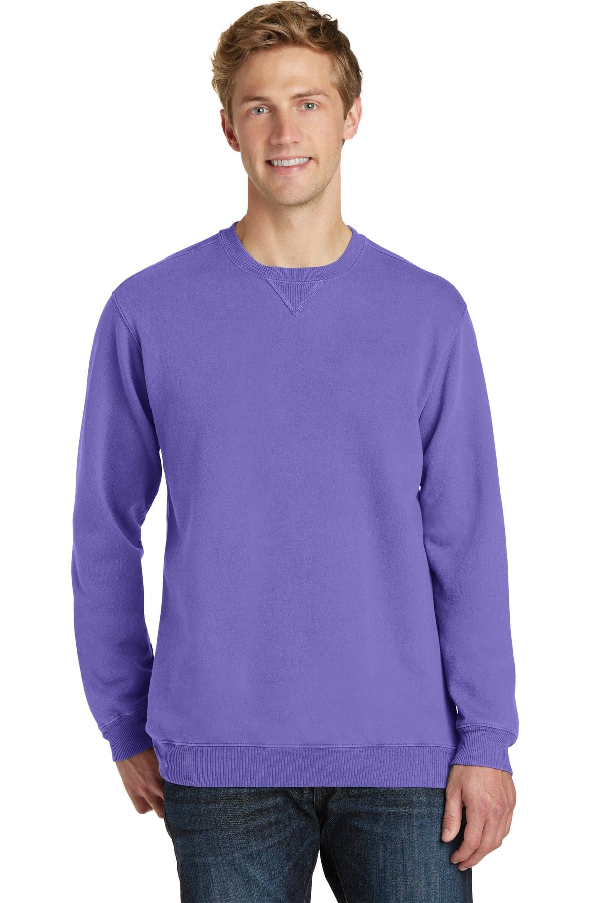 Port & Company Beach Wash Garment-Dyed Sweatshirt PC098 in 