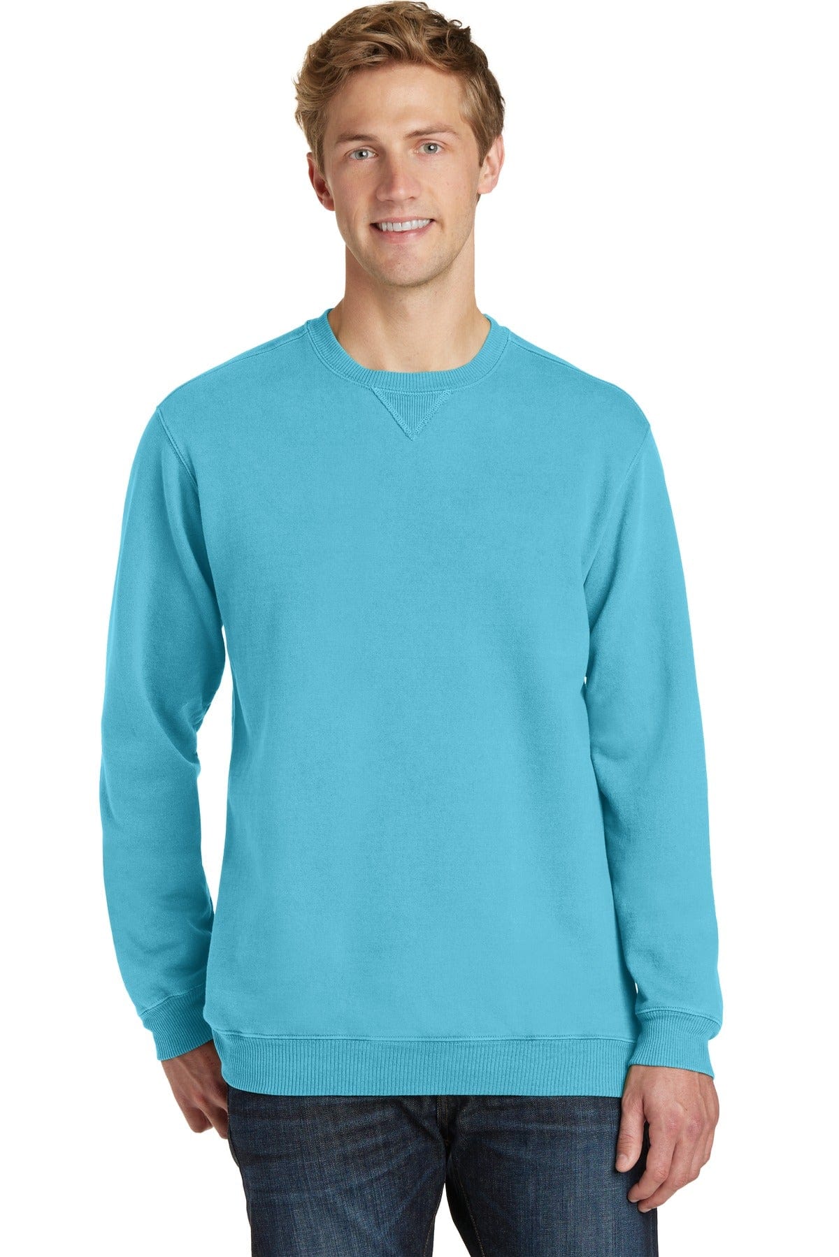 Port & Company Beach Wash Garment-Dyed Sweatshirt PC098 in 