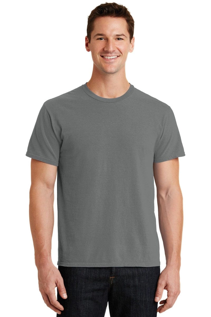 Port & Company Beach Wash Garment-Dyed Tee. PC099, Basic Colors in 