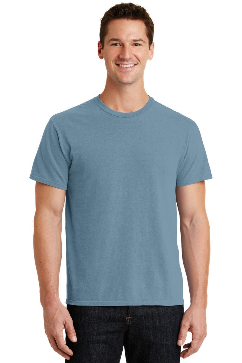 Port & Company Beach Wash Garment-Dyed Tee. PC099, Basic Colors in 