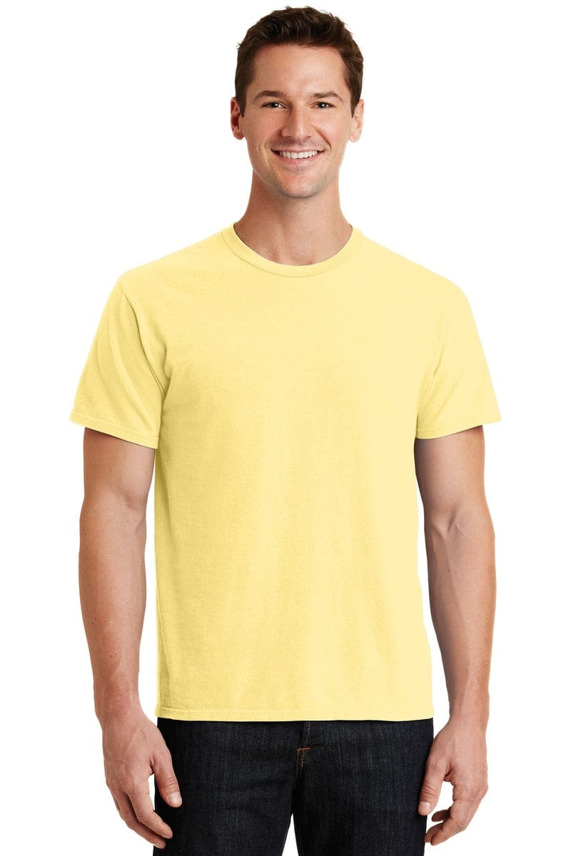 Port & Company Beach Wash Garment-Dyed Tee. PC099, Basic Colors in 