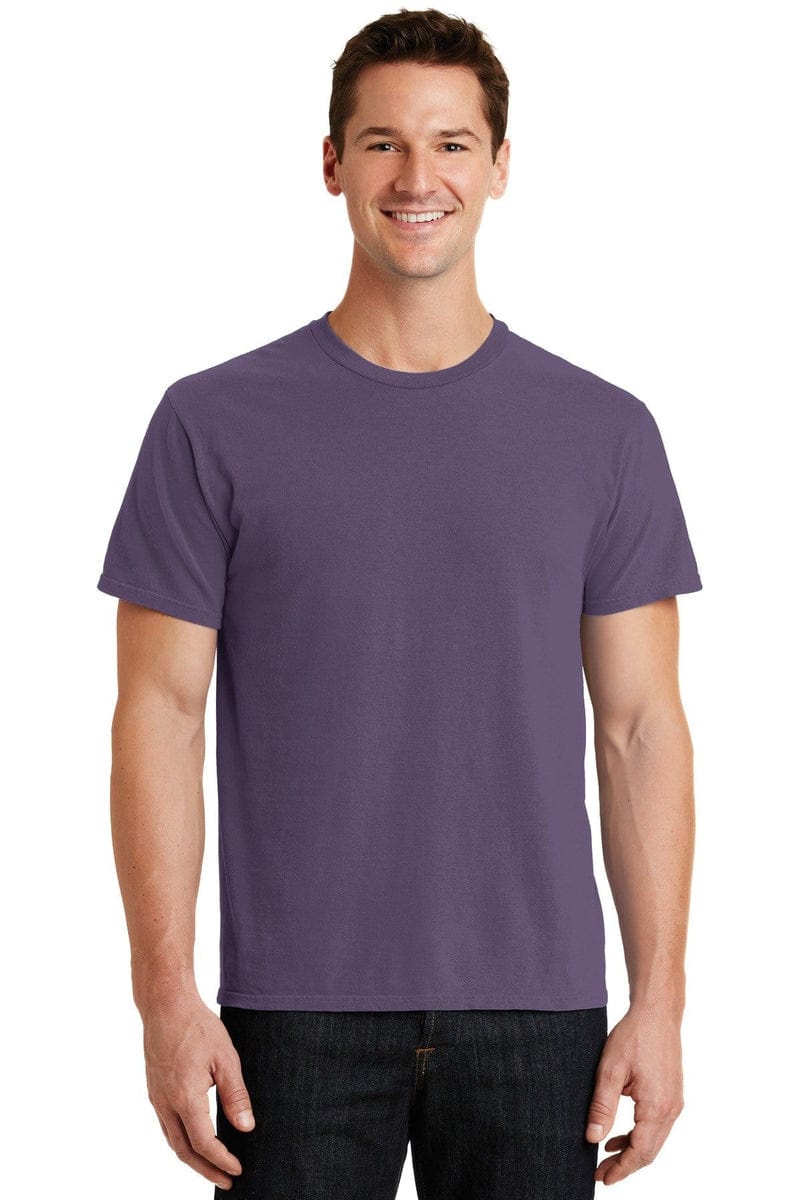 Port & Company Beach Wash Garment-Dyed Tee. PC099, Basic Colors in 