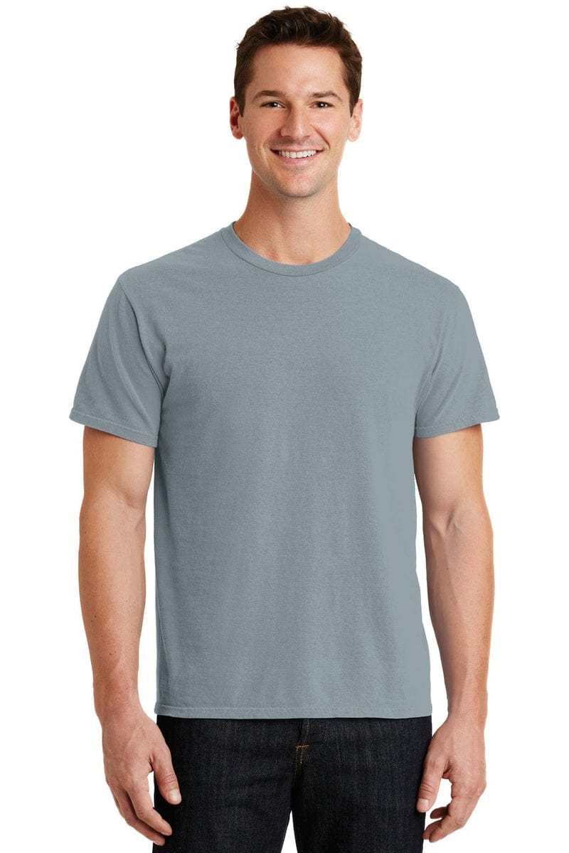 Port & Company Beach Wash Garment-Dyed Tee. PC099, Basic Colors in 