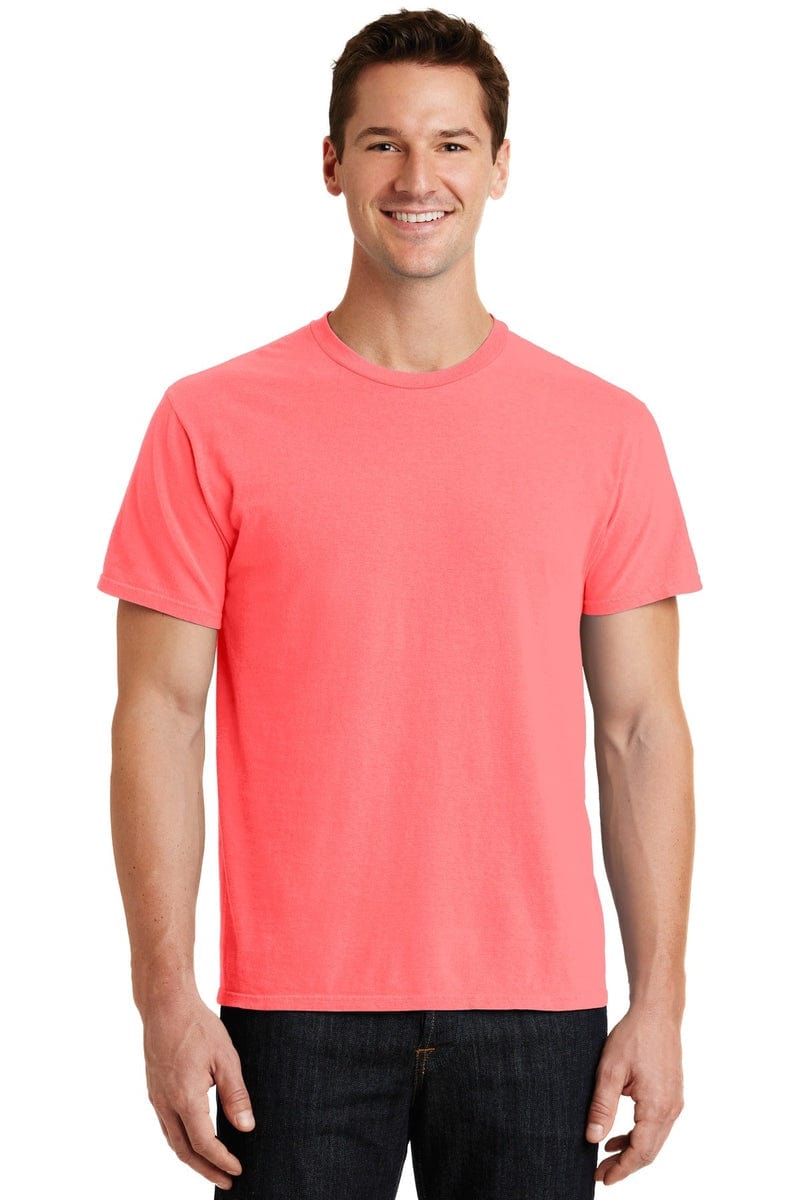Port & Company Beach Wash Garment-Dyed Tee. PC099, Traditional Colors in 