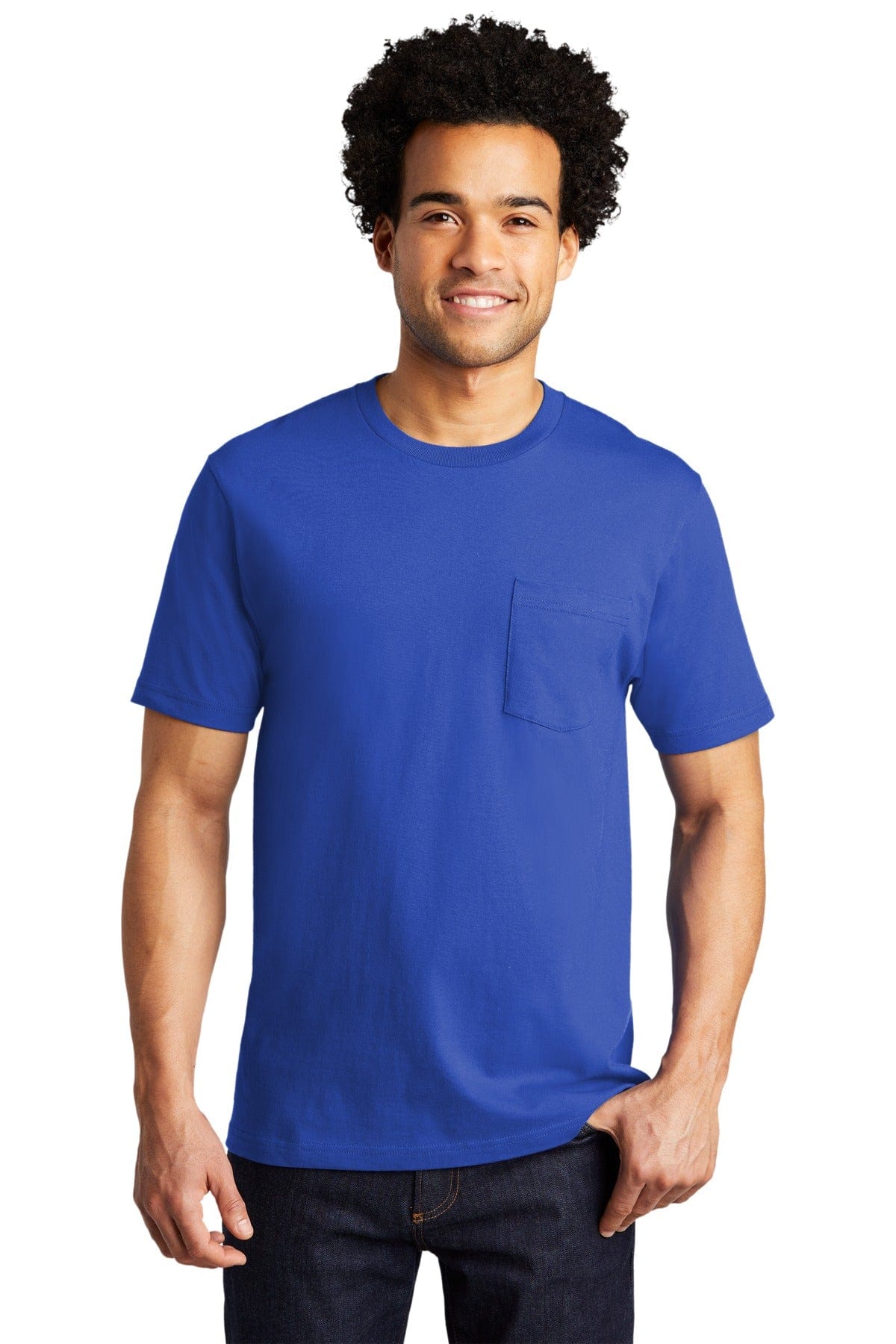 Port & Company Bouncer Pocket Tee PC600P in 
