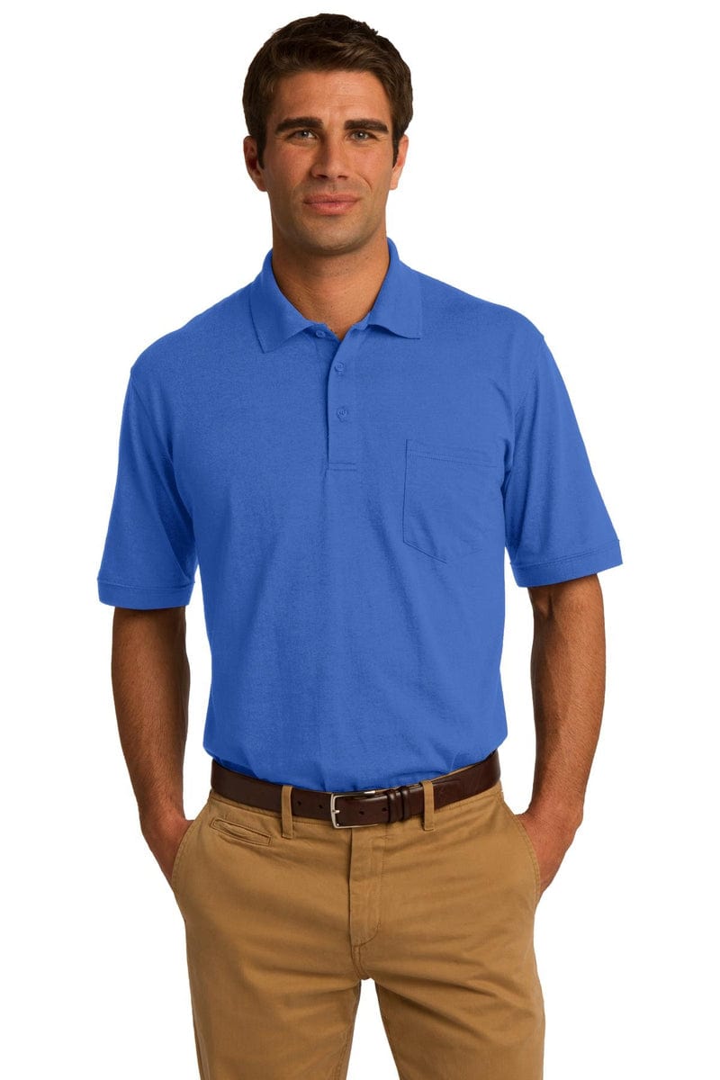 Port & Company Core Blend Jersey Knit Pocket Polo. KP55P in 