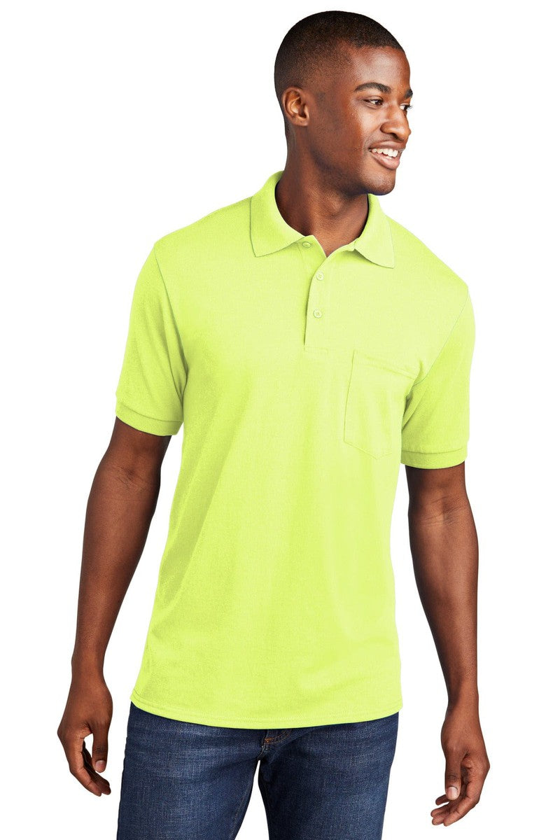 Port & Company Core Blend Jersey Knit Pocket Polo. KP55P in 