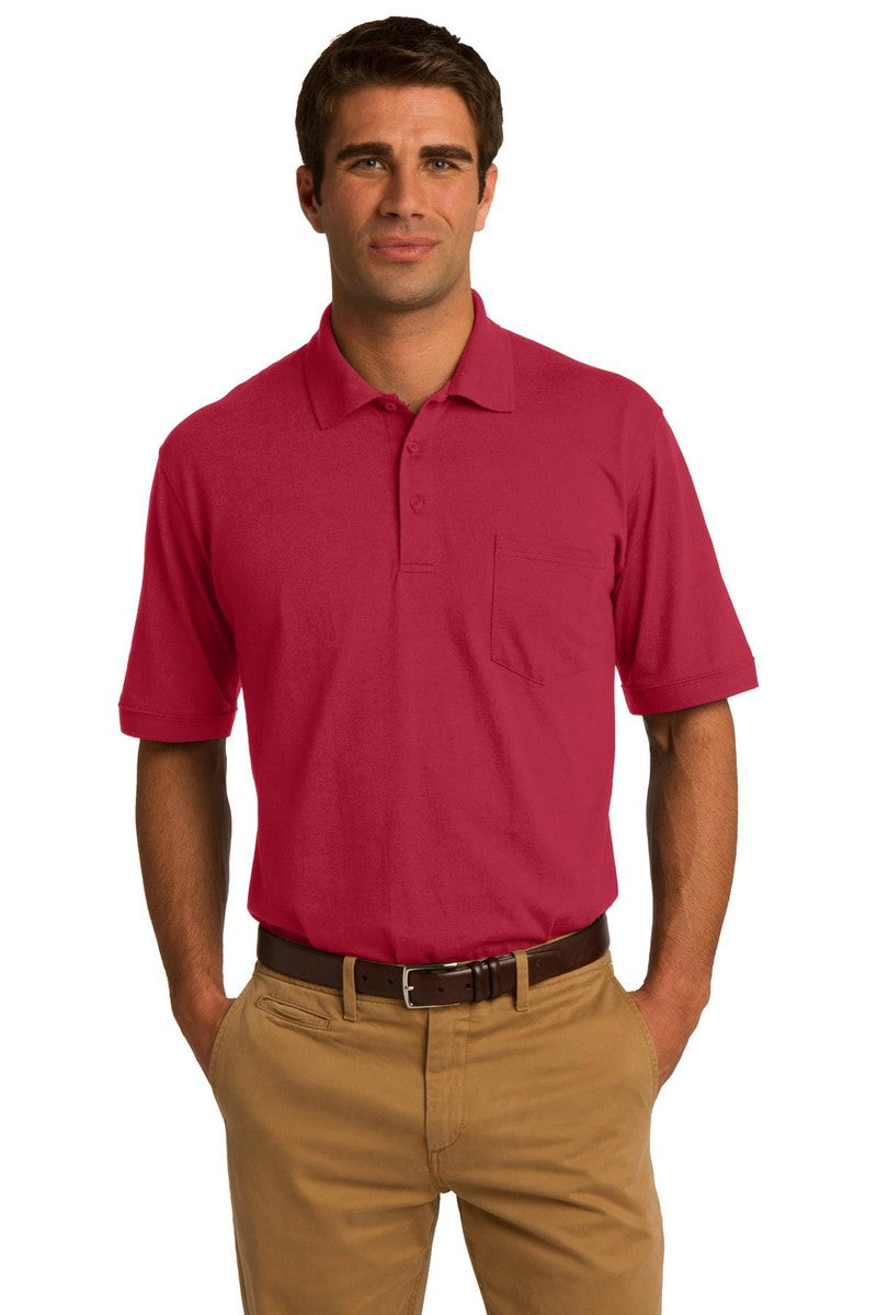 Port & Company Core Blend Jersey Knit Pocket Polo. KP55P in 
