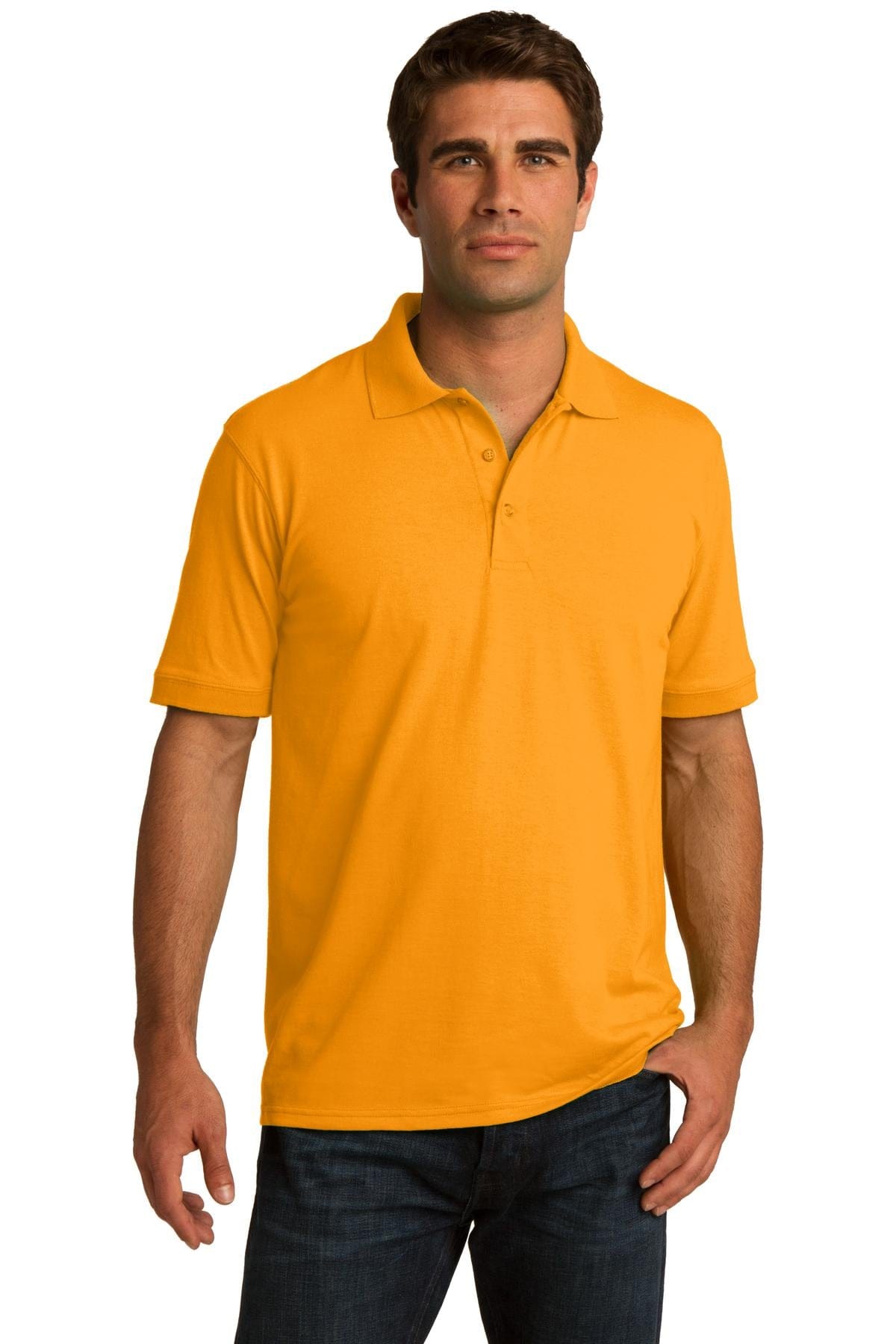 Port & Company Polos/Knits XS / Gold Port & Company Core Blend Jersey Knit Polo. KP55