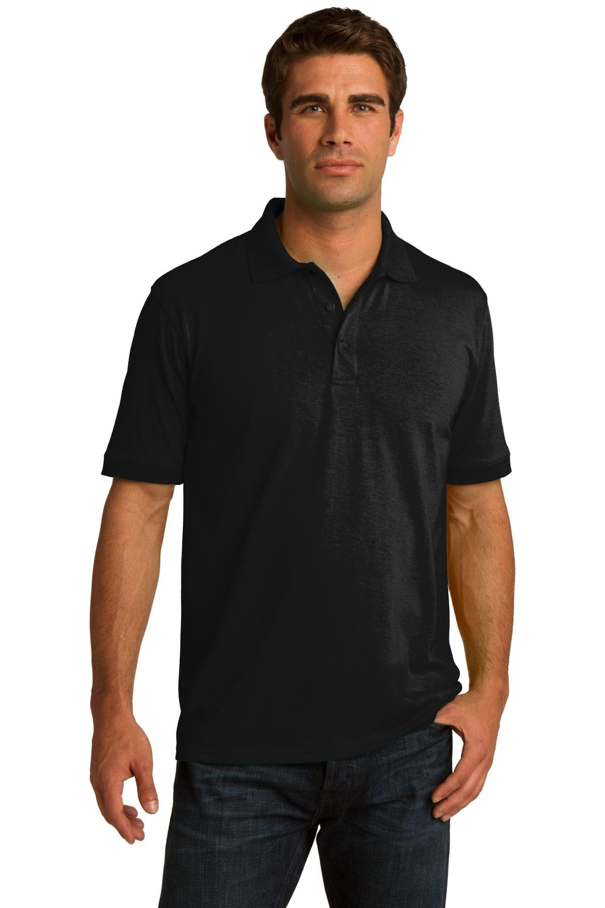 Port & Company Polos/Knits XS / Jet Black Port & Company Core Blend Jersey Knit Polo. KP55