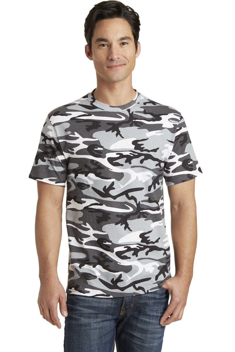 Port & Company Core Cotton Camo Tee. PC54C in 