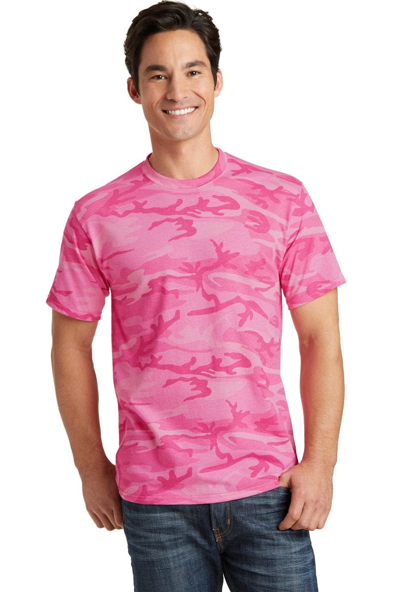 Port & Company Core Cotton Camo Tee. PC54C in 
