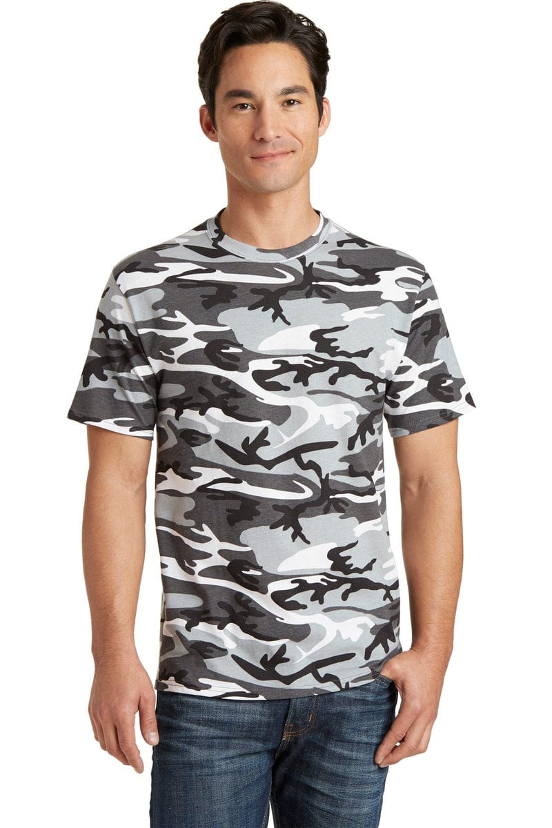 Port & Company Core Cotton Camo Tee. PC54C in 