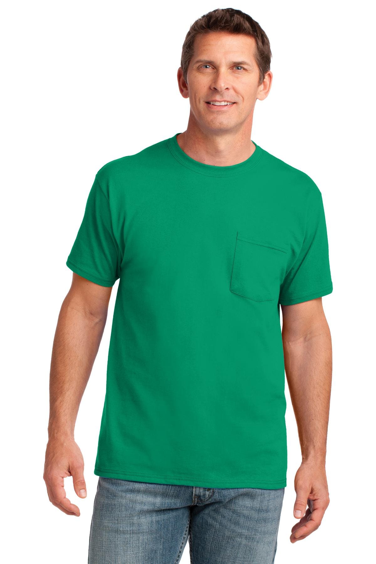 Port & Company T-Shirts Port & Company Core Cotton Pocket Tee. PC54P