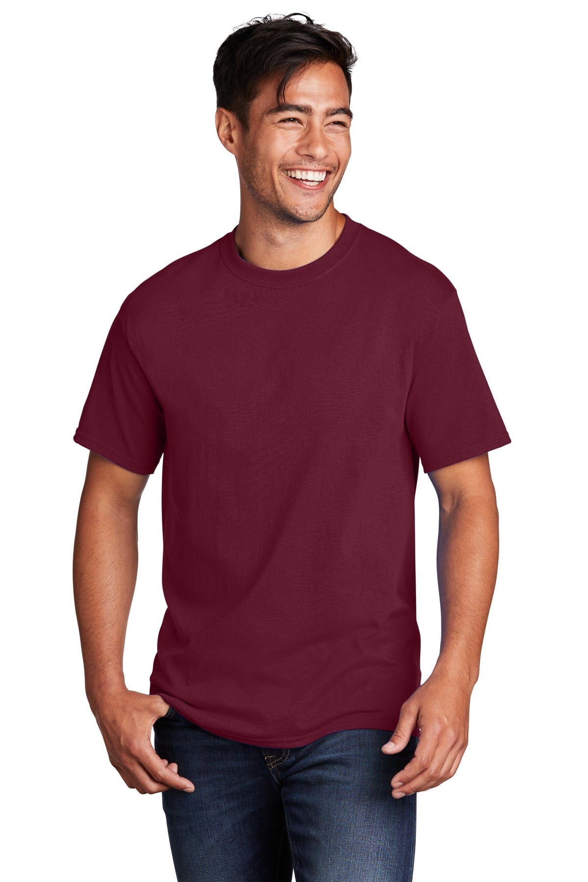 Port & Company PC54 6XL / Cardinal Port & Company - Core Cotton Tee. PC54
