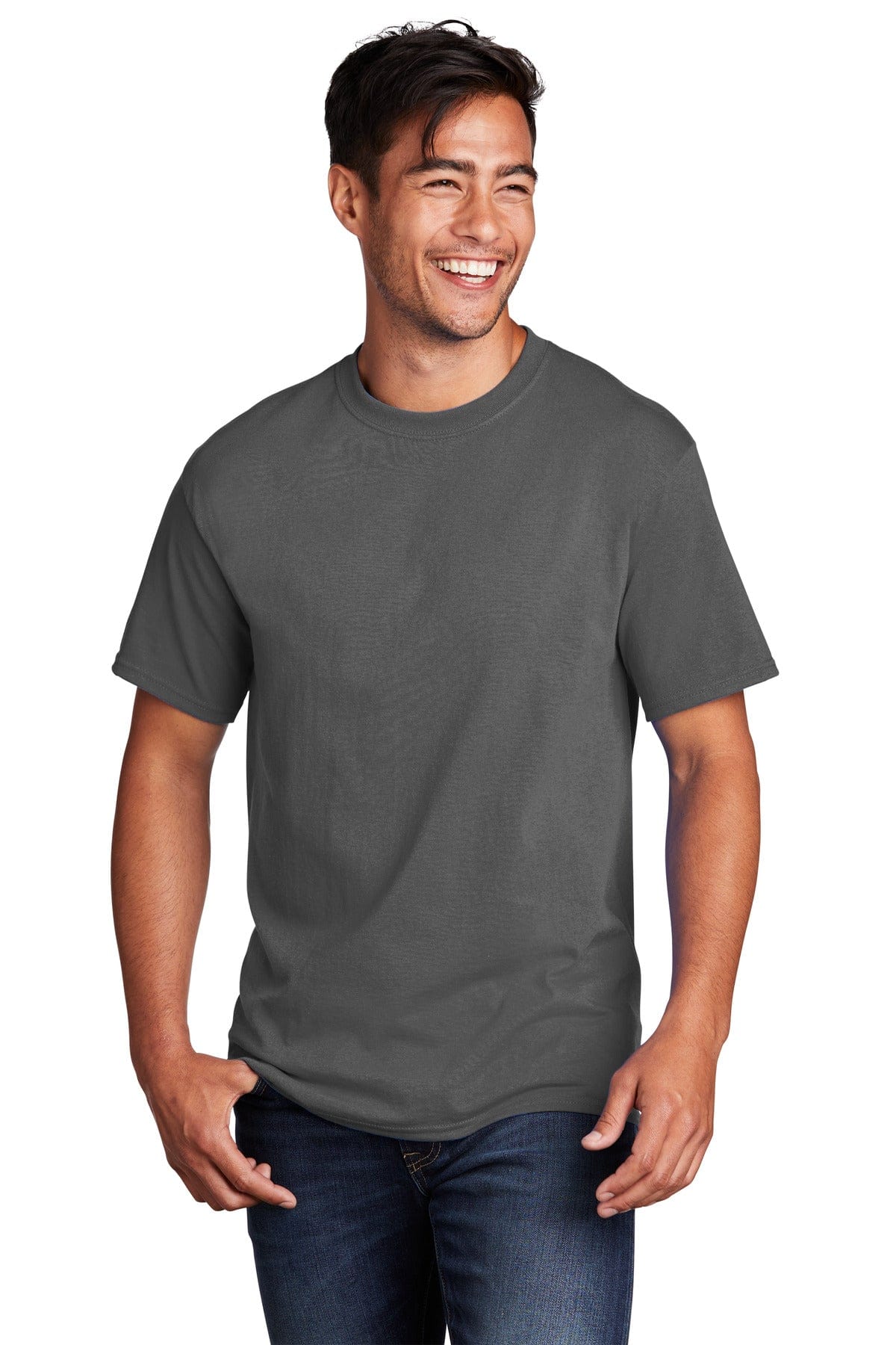 Port & Company PC54 6XL / Charcoal Port & Company - Core Cotton Tee. PC54