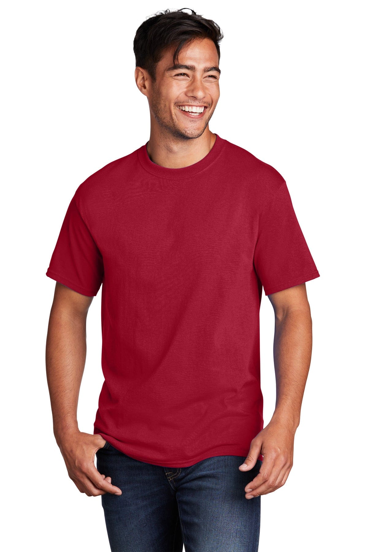 Port & Company PC54 S / Red Port & Company - Core Cotton Tee. PC54