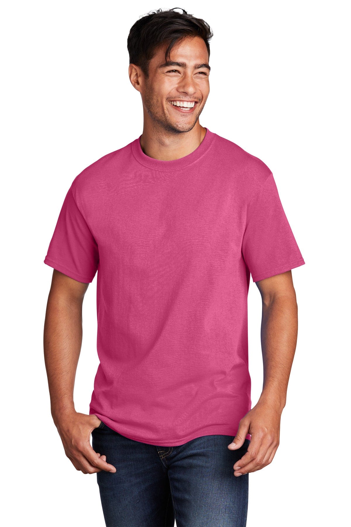 Port & Company PC54 S / Sangria Port & Company - Core Cotton Tee. PC54