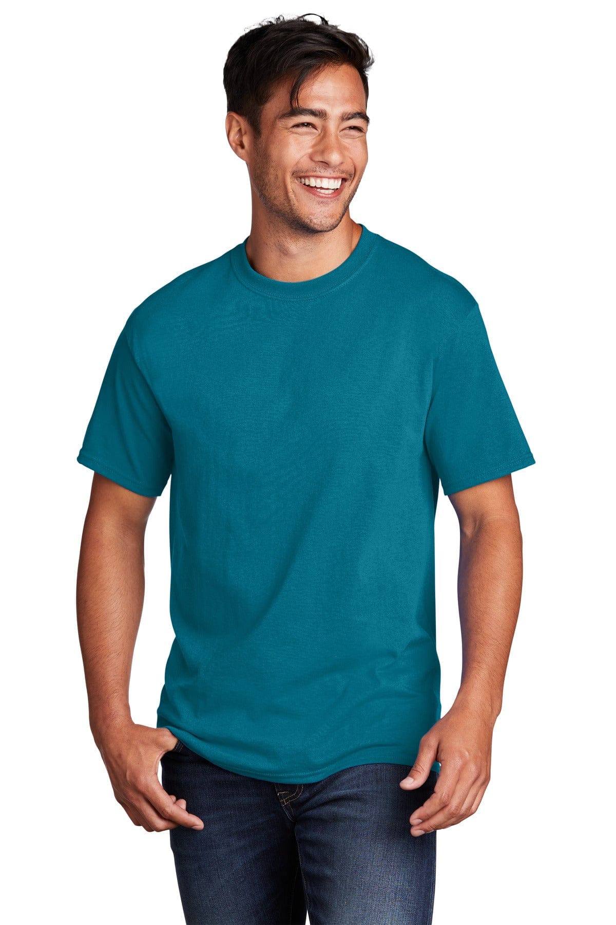Port & Company PC54 6XL / Teal Port & Company - Core Cotton Tee. PC54