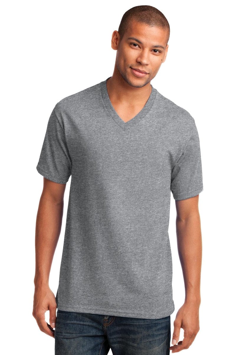 Port & Company Core Cotton V-Neck Tee. PC54V in 