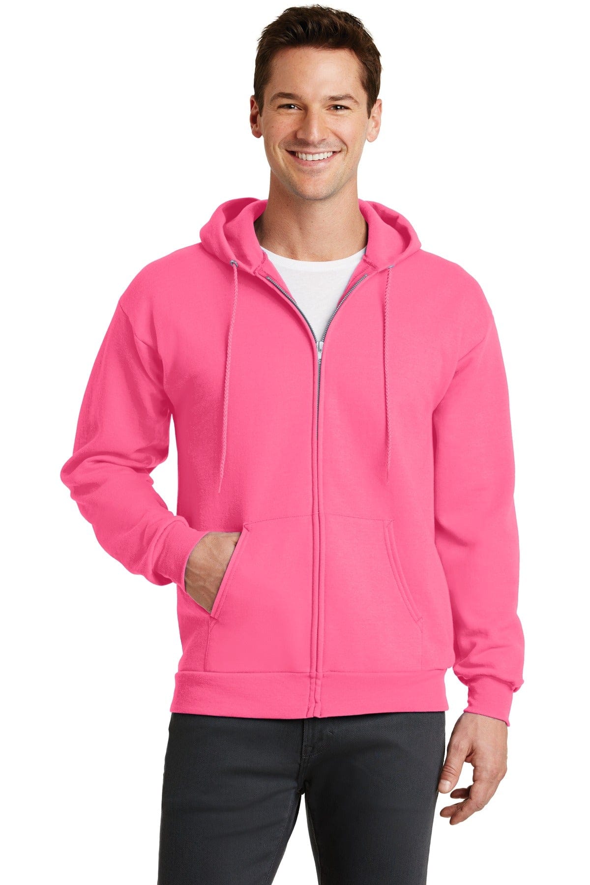 Port & Company Sweatshirts/Fleece Port & Company - Core Fleece Full-Zip Hooded Sweatshirt. PC78ZH
