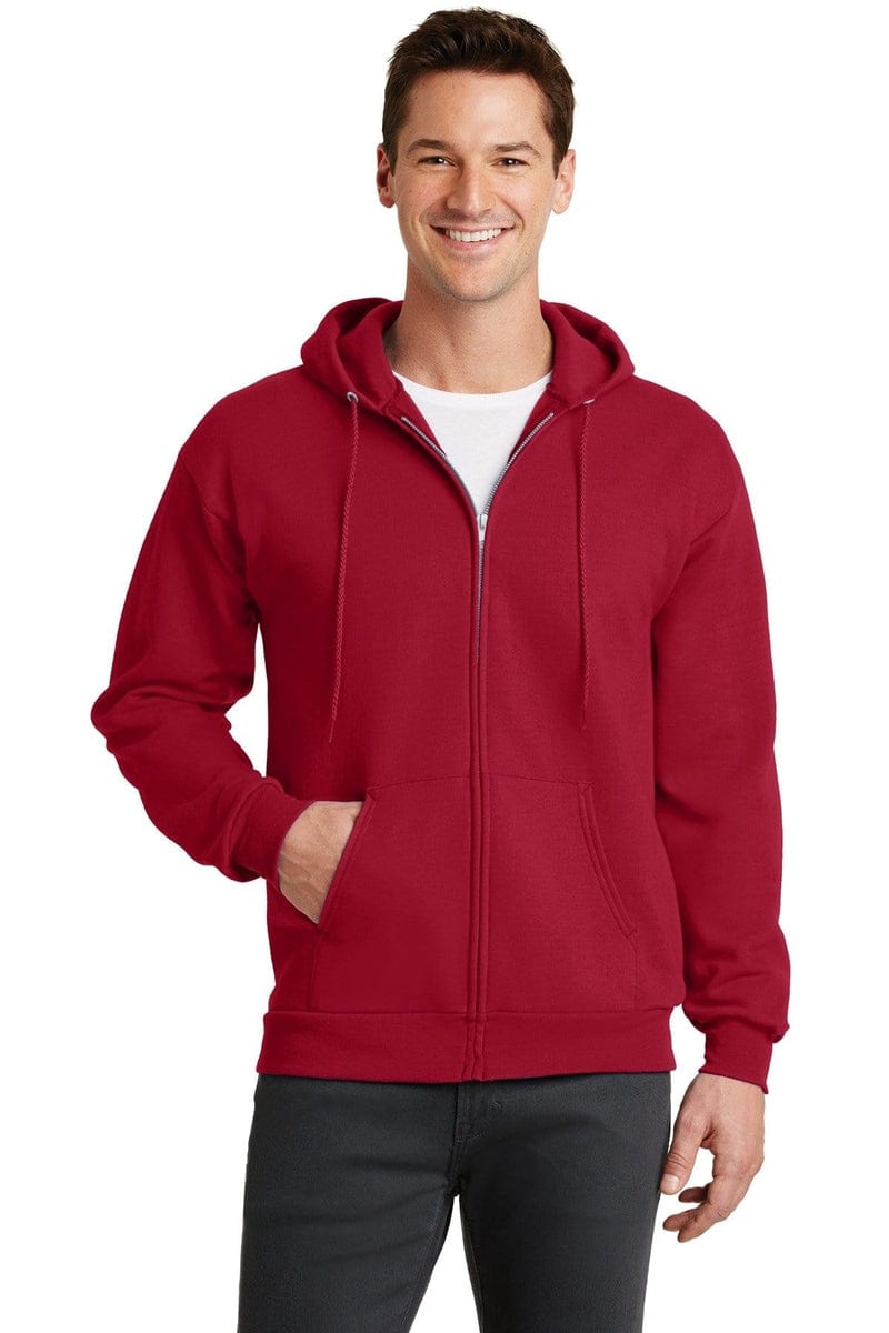 Port & Company - Core Fleece Full-Zip Hooded Sweatshirt. PC78ZH in 