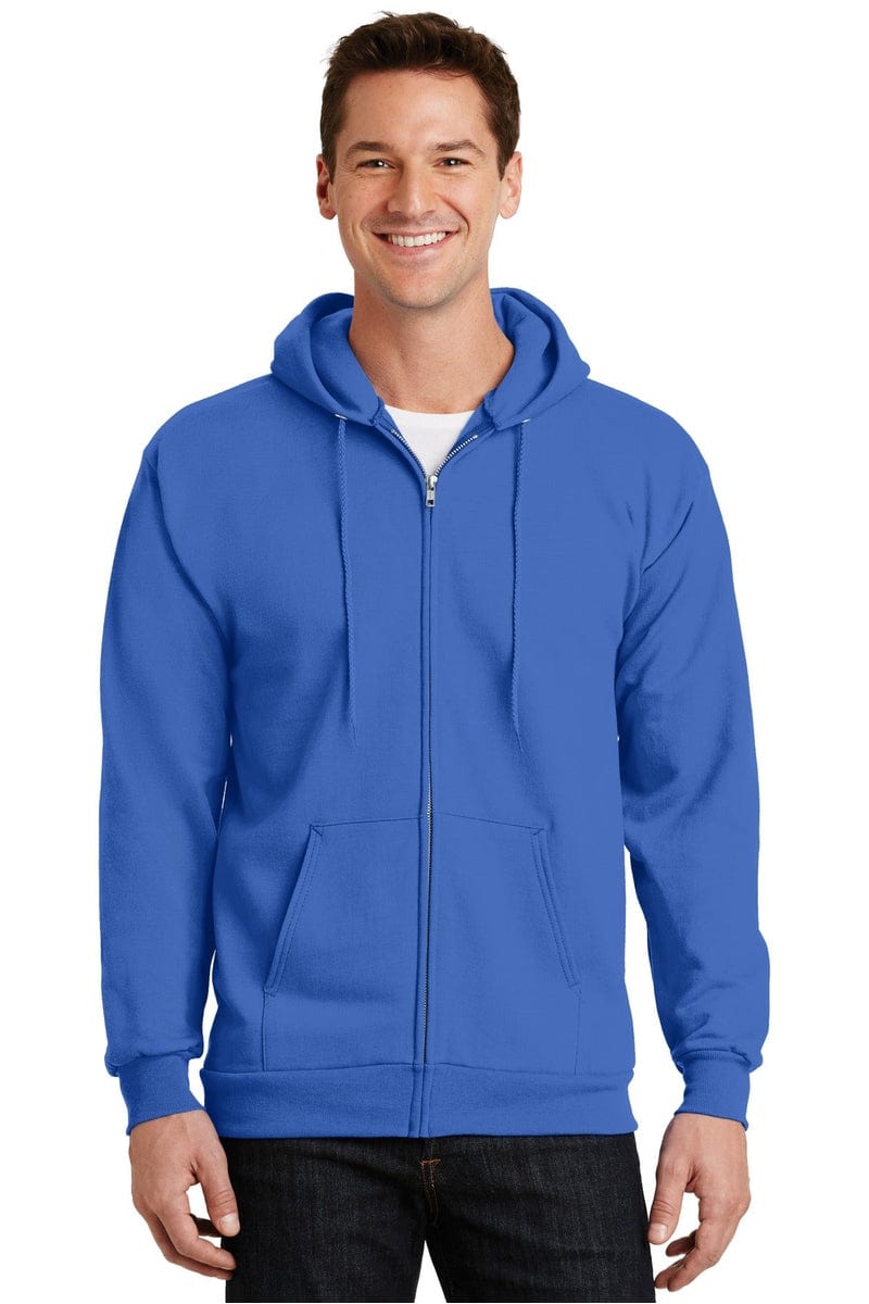 Port & Company - Essential Fleece Full-Zip Hooded Sweatshirt. PC90ZH in 
