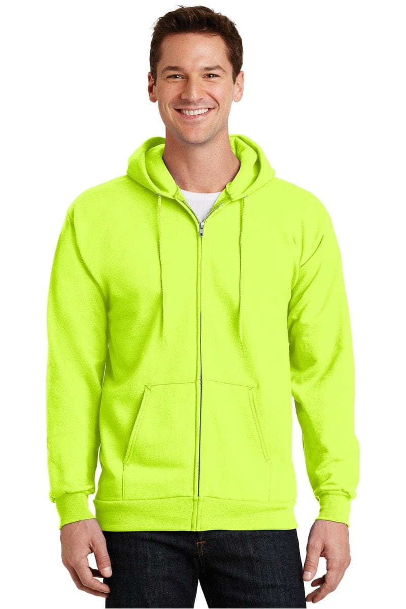 Port & Company - Essential Fleece Full-Zip Hooded Sweatshirt. PC90ZH in 