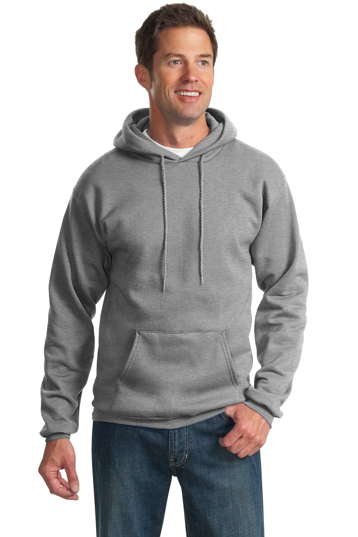 Port & Company Sweatshirts/Fleece S / Athletic Heather Port & Company - Essential Fleece Pullover Hooded Sweatshirt. PC90H