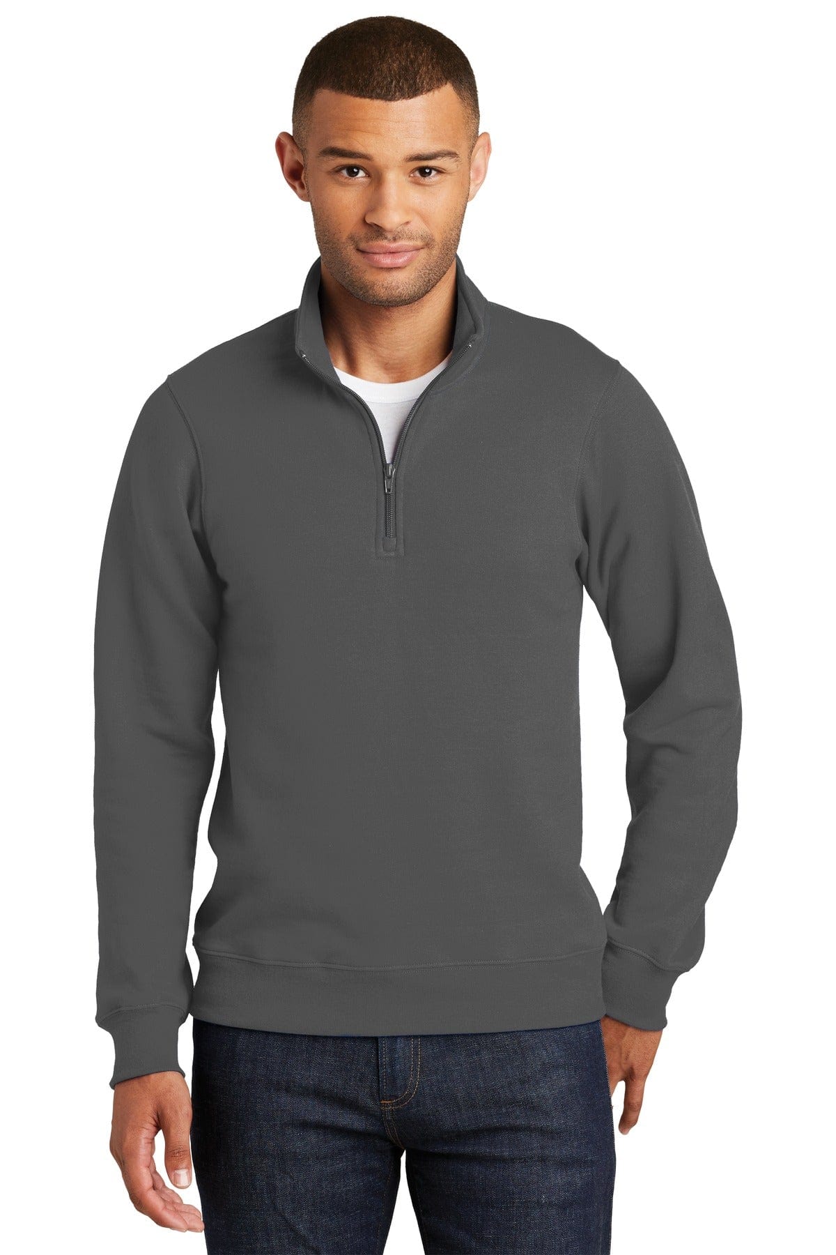 Port & Company Fan Favorite Fleece 1/4-Zip Pullover Sweatshirt. PC850Q in 