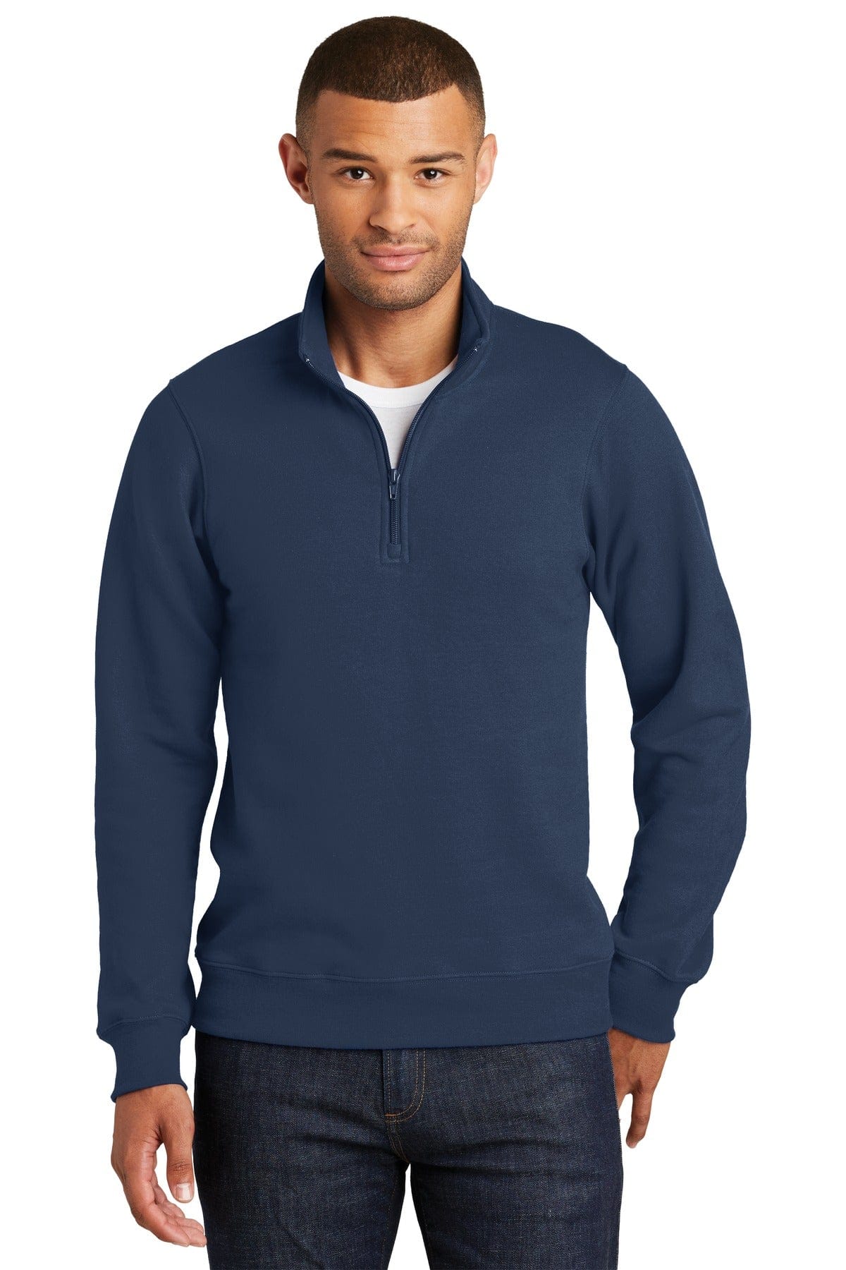 Port & Company Sweatshirts/Fleece XS / Team Navy Port & Company Fan Favorite Fleece 1/4-Zip Pullover Sweatshirt. PC850Q