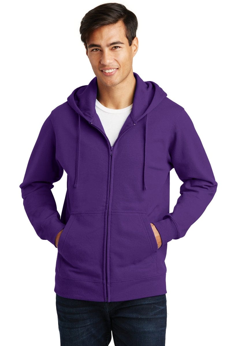 Port & Company Fan Favorite Fleece Full-Zip Hooded Sweatshirt. PC850ZH in 