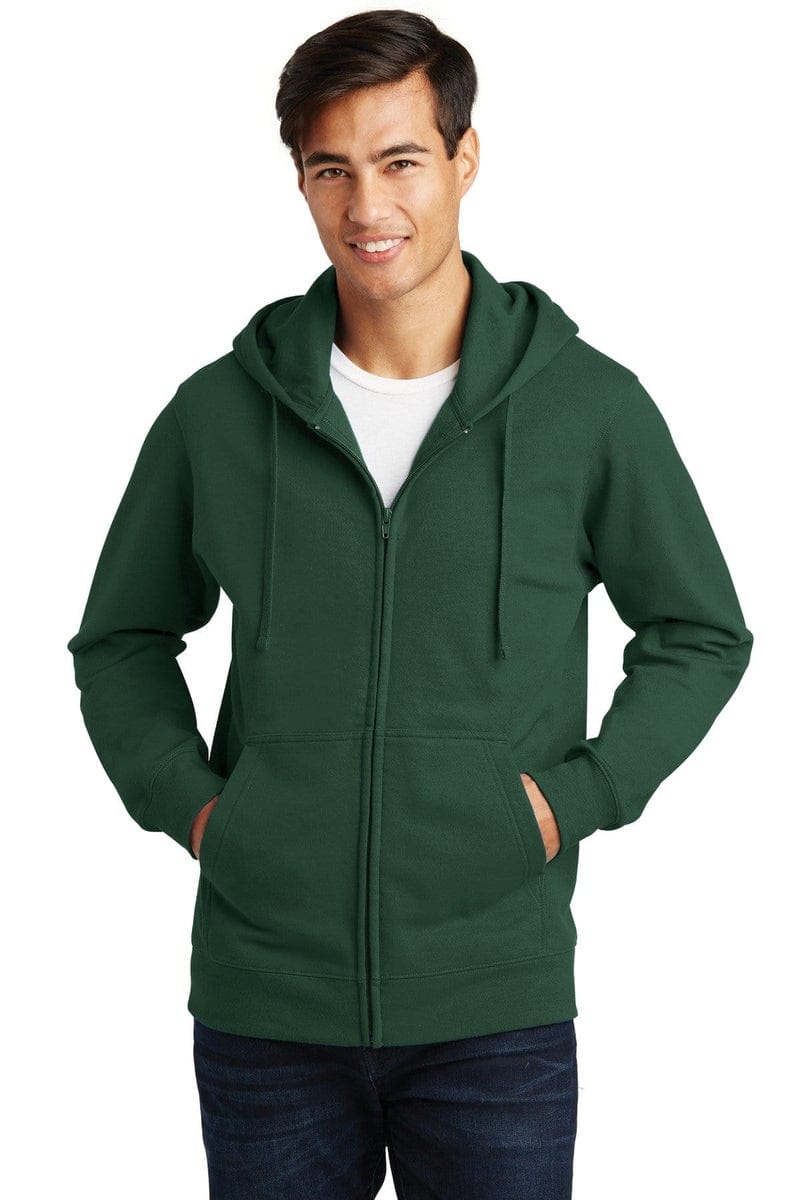 Port & Company Fan Favorite Fleece Full-Zip Hooded Sweatshirt. PC850ZH in 