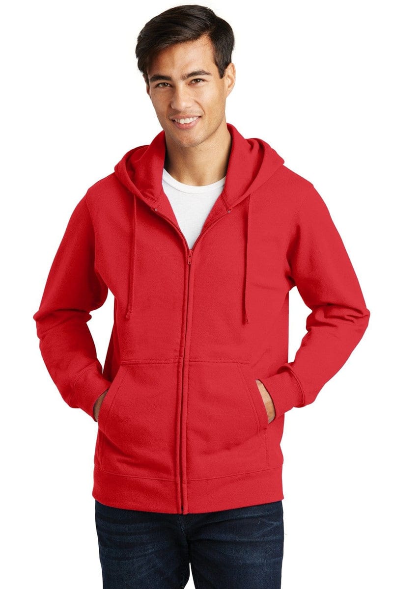 Port & Company Fan Favorite Fleece Full-Zip Hooded Sweatshirt. PC850ZH in 