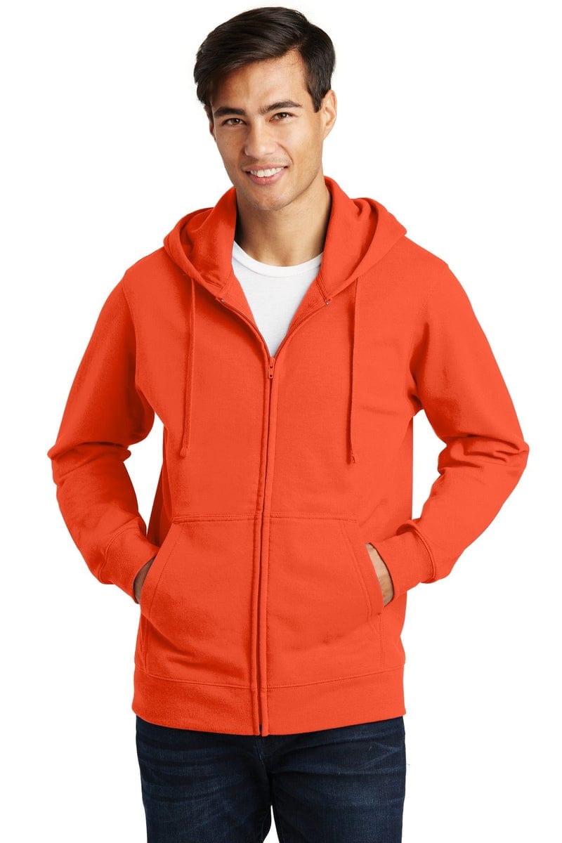 Port & Company Fan Favorite Fleece Full-Zip Hooded Sweatshirt. PC850ZH in 