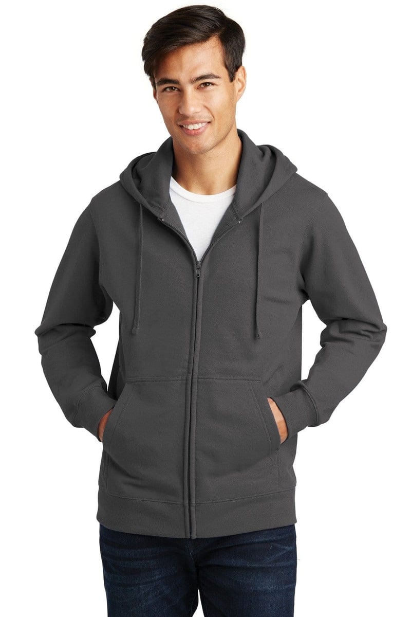 Port & Company Fan Favorite Fleece Full-Zip Hooded Sweatshirt. PC850ZH in 