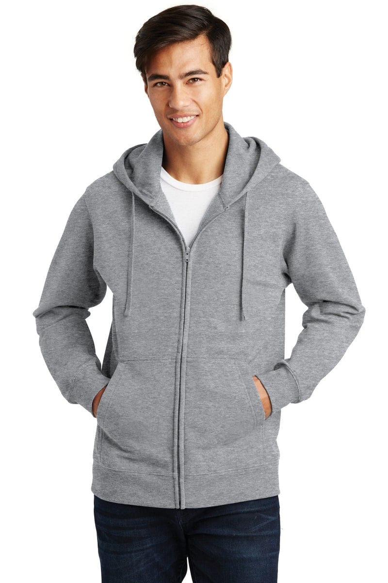 Port & Company Fan Favorite Fleece Full-Zip Hooded Sweatshirt. PC850ZH in 