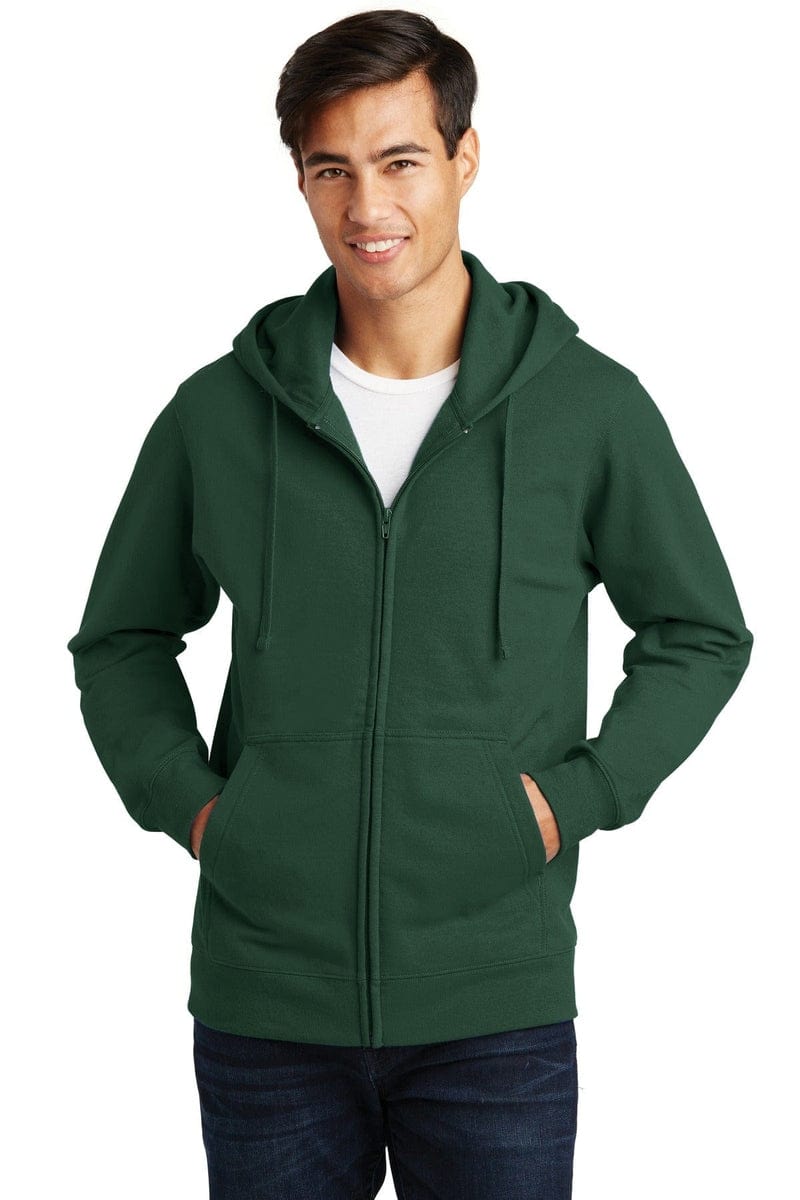 Port & Company Fan Favorite Fleece Full-Zip Hooded Sweatshirt. PC850ZH in 