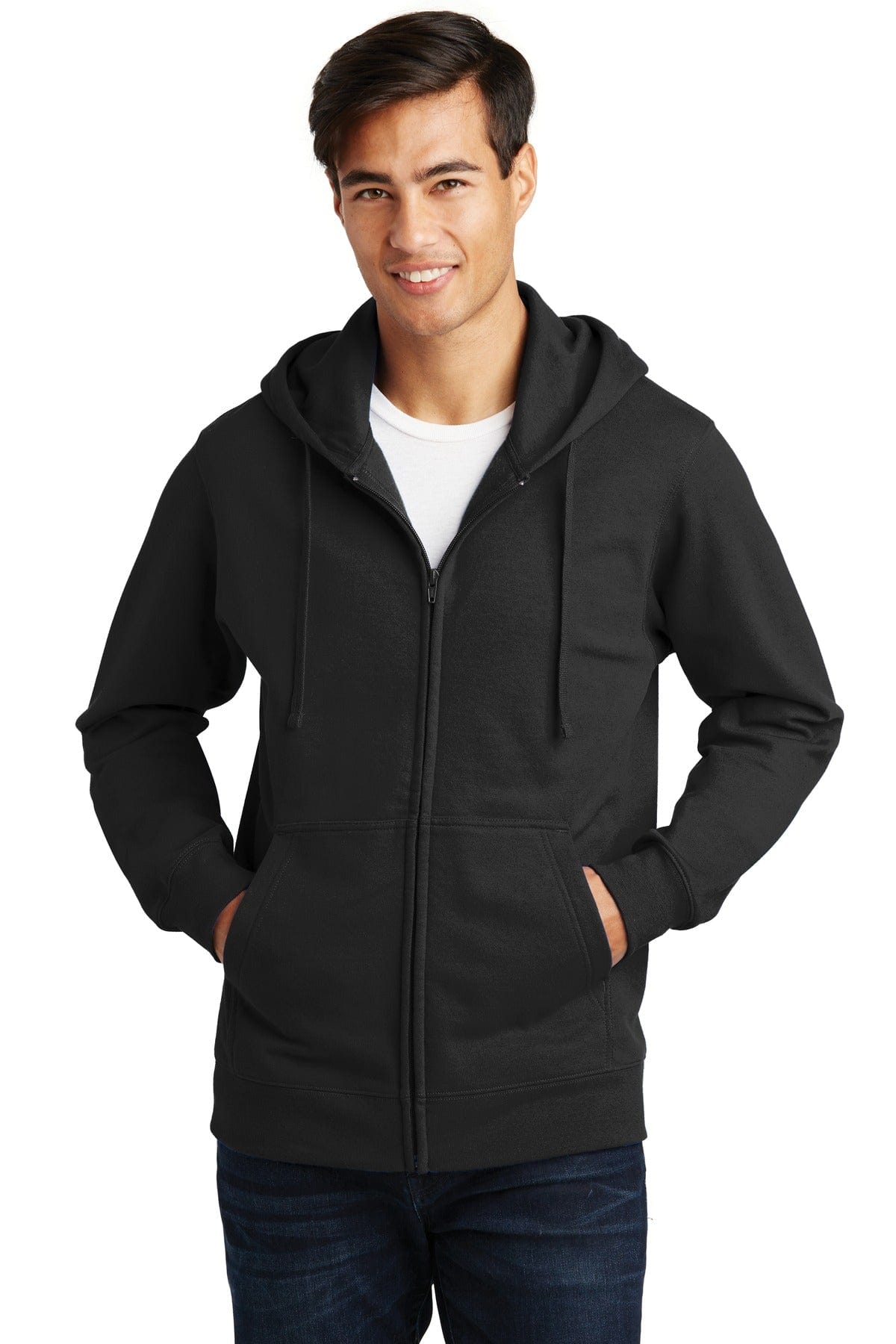 Port & Company Sweatshirts/Fleece Port & Company Fan Favorite Fleece Full-Zip Hooded Sweatshirt. PC850ZH