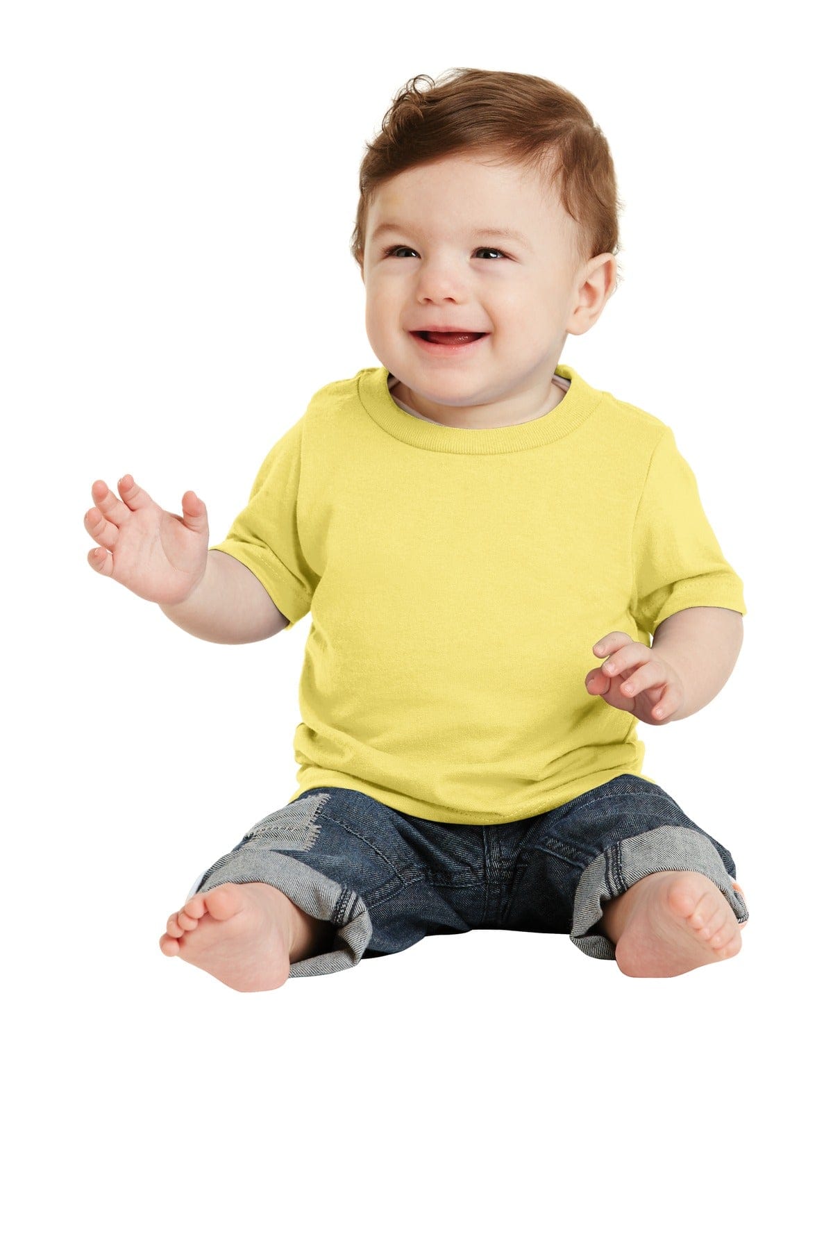 Port & Company T-Shirts 06M / Yellow Port & Company Infant Core Cotton Tee. CAR54I
