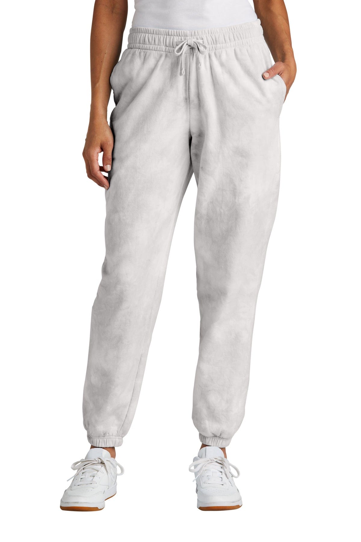 Port & Company LPC140P Ladies Beach Wash Cloud Tie-Dye Sweatpant in 